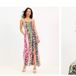 LOFT NEW Colorful Patterned Maxi DressLOFT BEACH COLLECTION